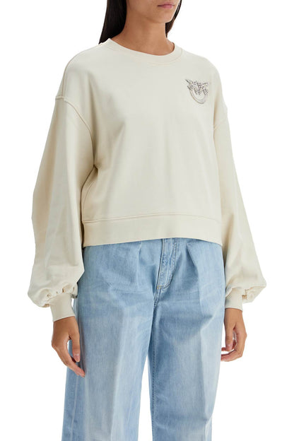 "ceresole Embroidered Sweatshirt  - White