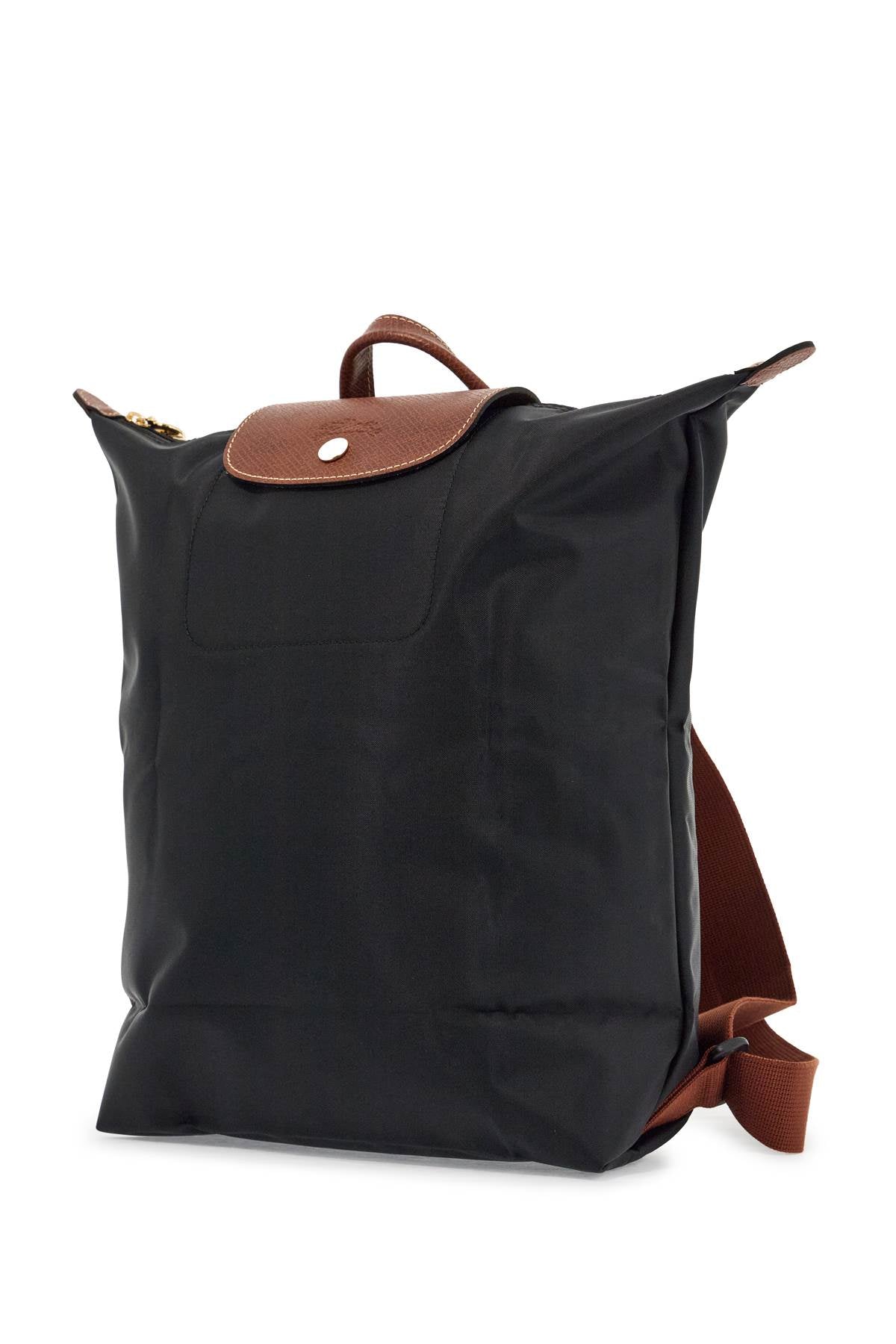 Le Pliage Original Black Backpack With Adjustable Straps  - Black