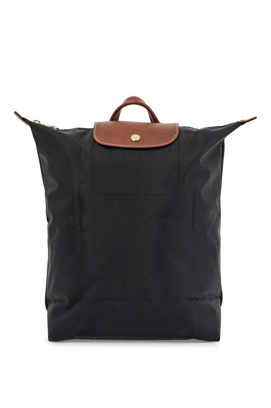 Le Pliage Original Black Backpack With Adjustable Straps  - Black