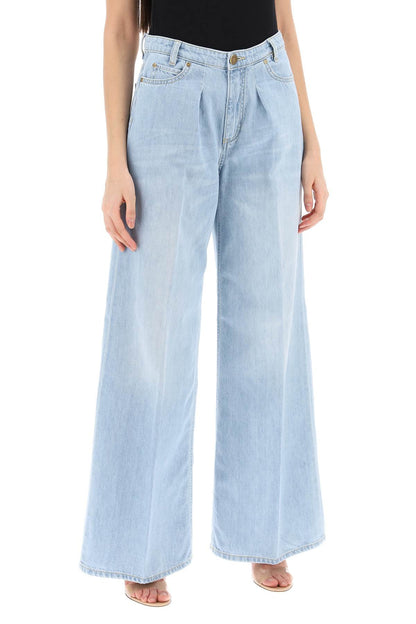 Pozzillo Wide Leg Jeans  - Light Blue