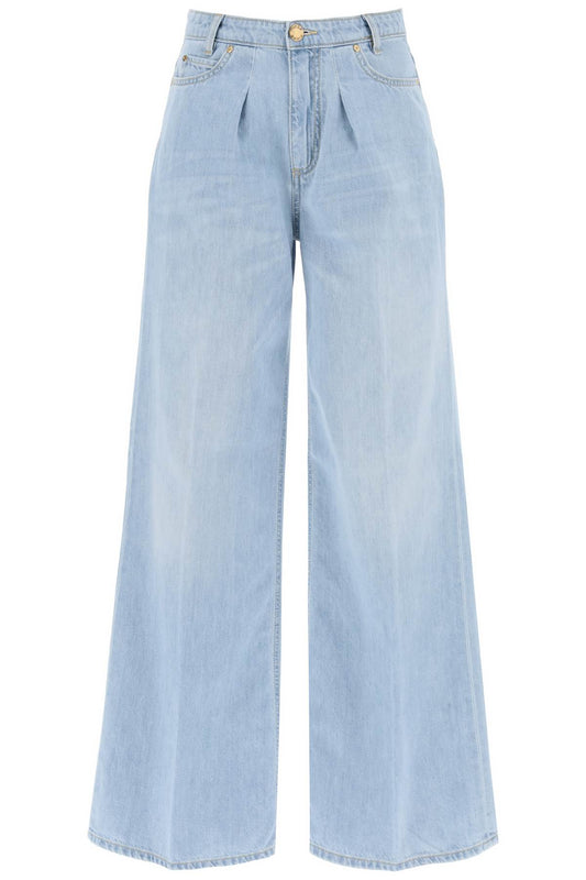 Pozzillo Wide Leg Jeans  - Light Blue