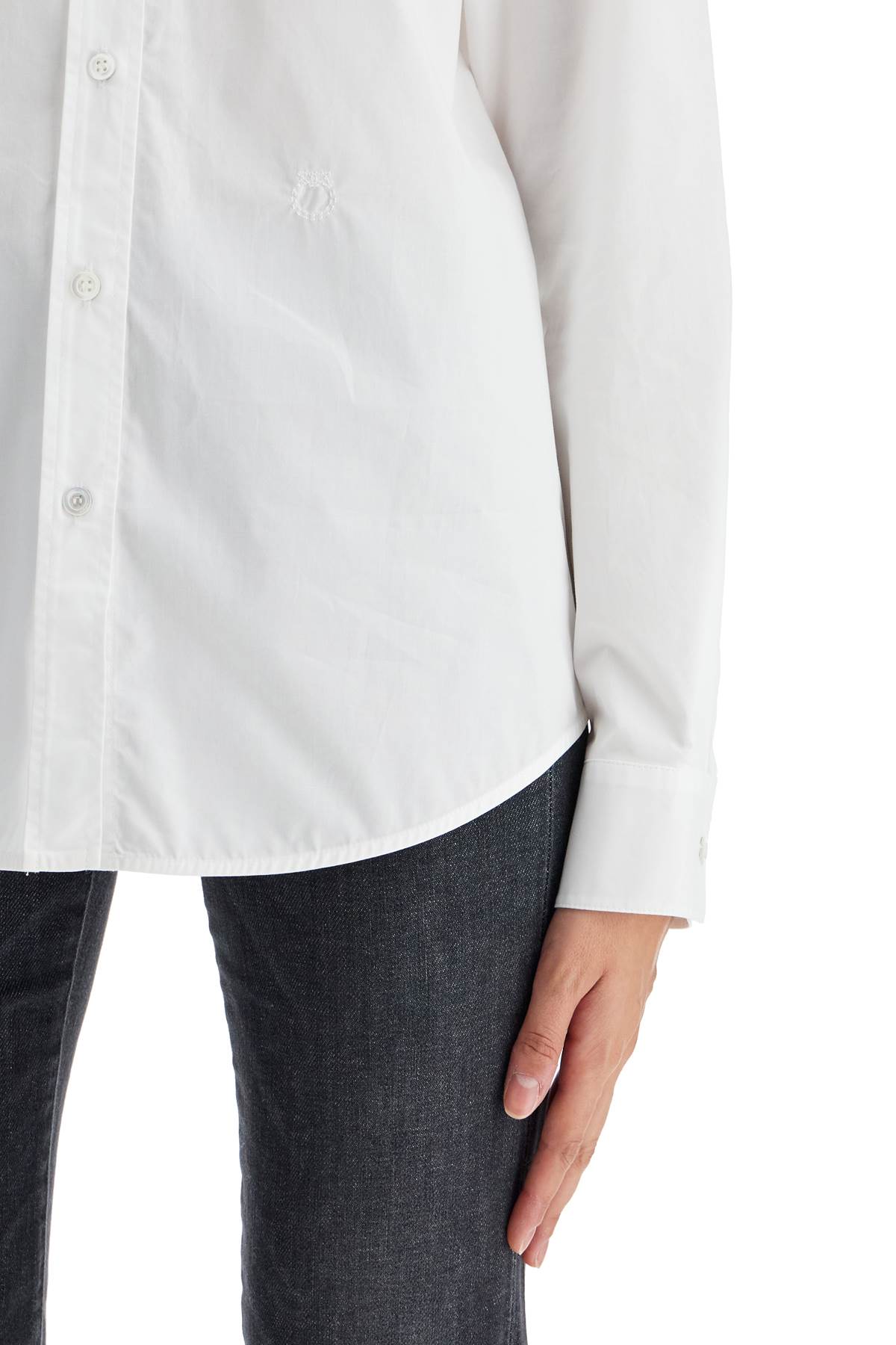 Corea Poplin Shirt  - White