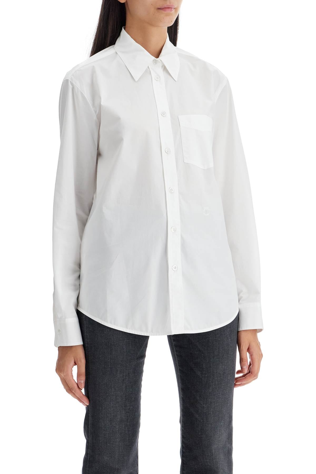 Corea Poplin Shirt  - White