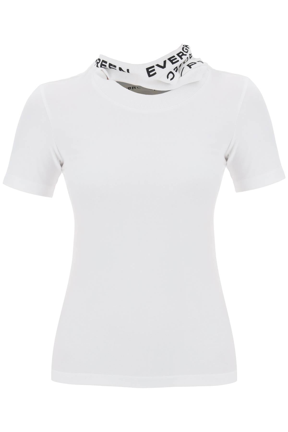 "triple Collar T-shirt With  - White