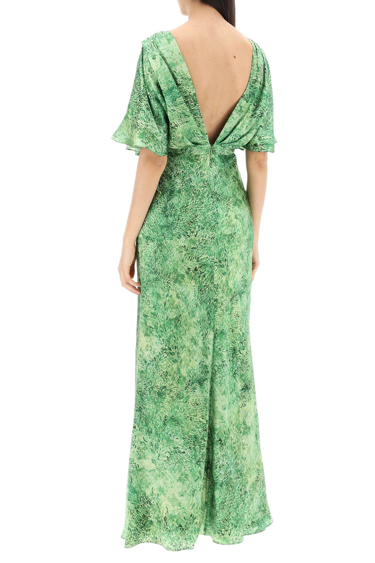 Winona Silk Maxi Dress  - Green