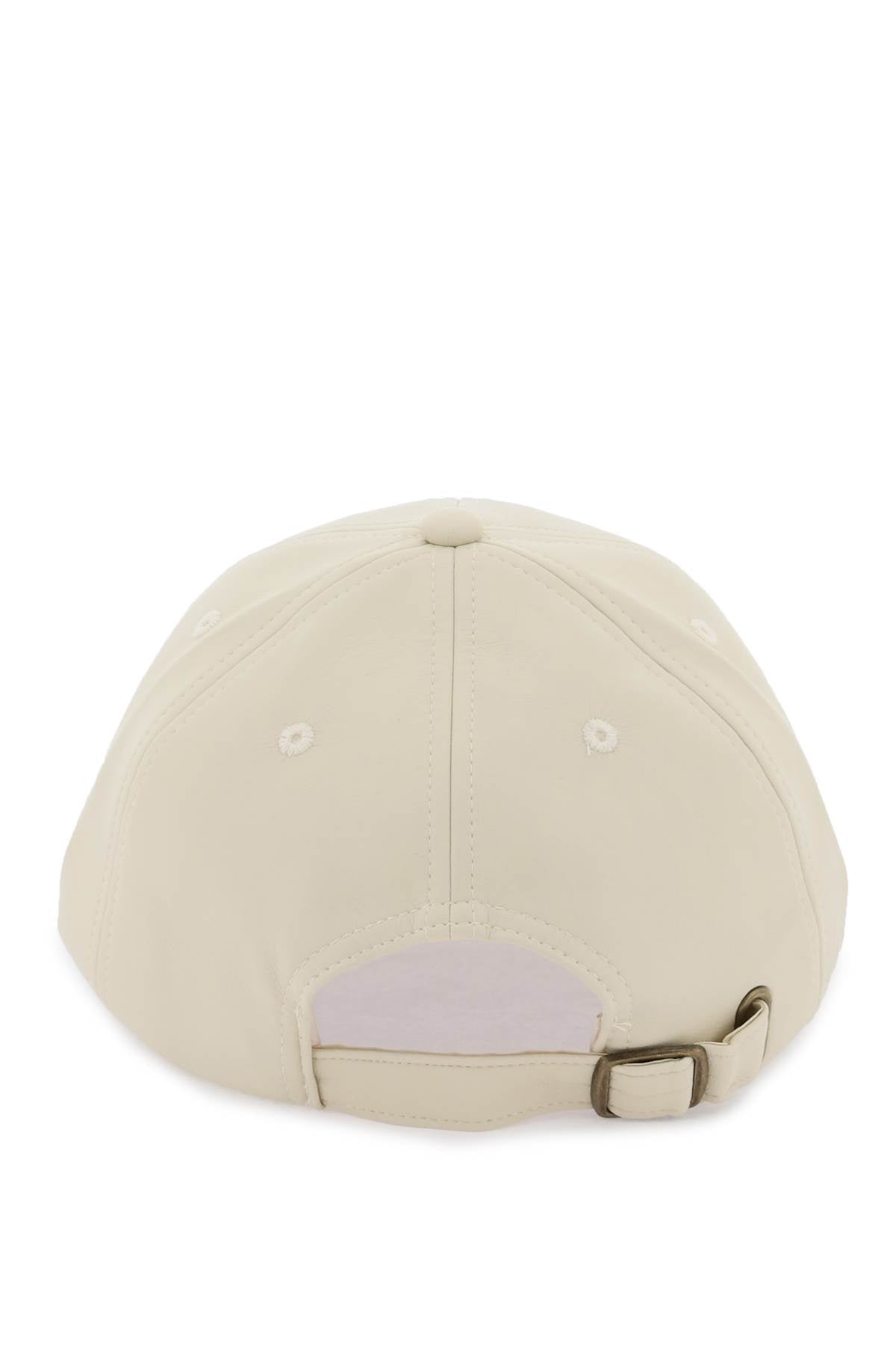 Baseball Cap With Logo Patch  - Beige