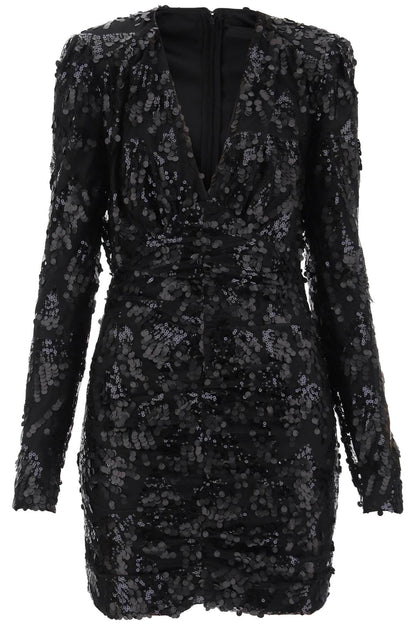 Sequined Mini Dress  - Black