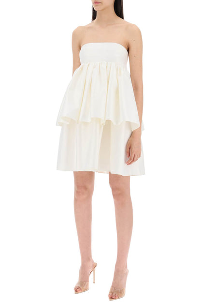 Responsible Ruffled Midi Dress  - White