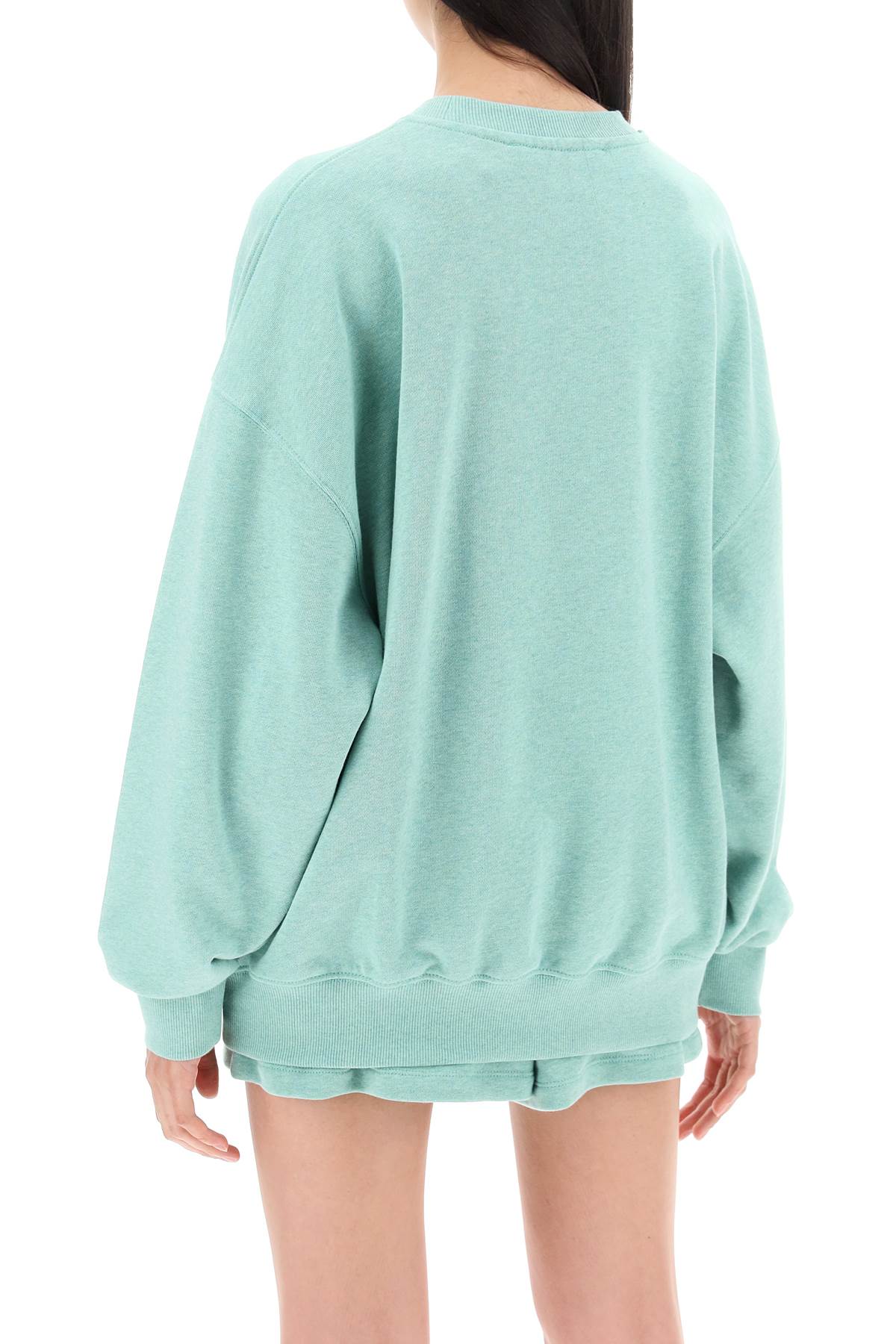 Organic Cotton Crewneck Sweatshirt  - Green