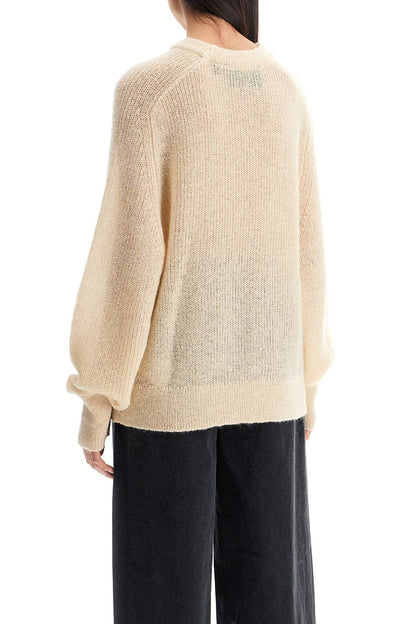 Mohair Blend Pullover Sweater  - Neutro