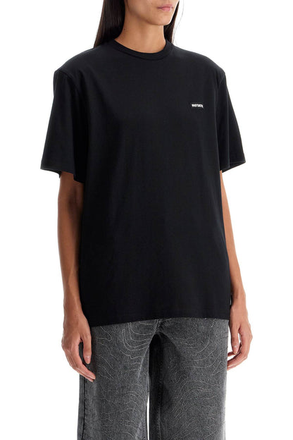 'oversized Organic Cotton T  - Black