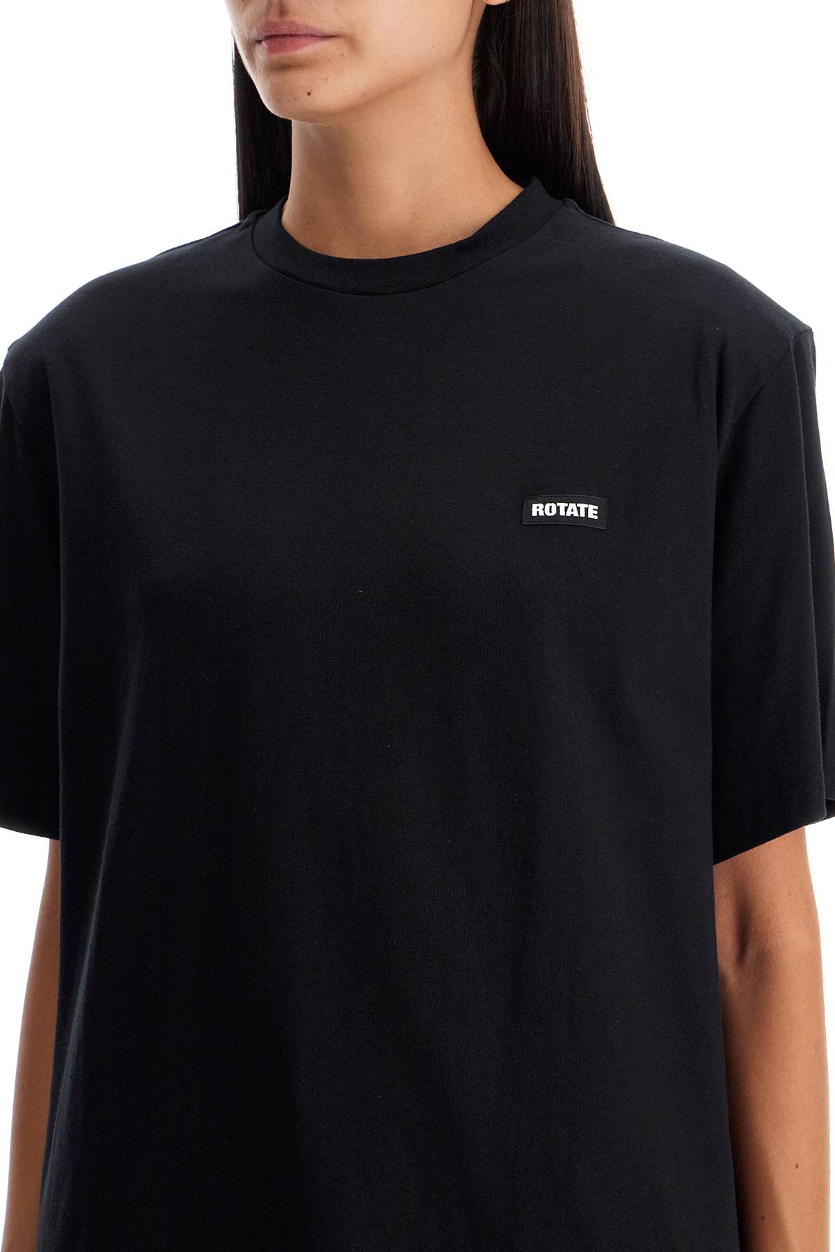 'oversized Organic Cotton T  - Black