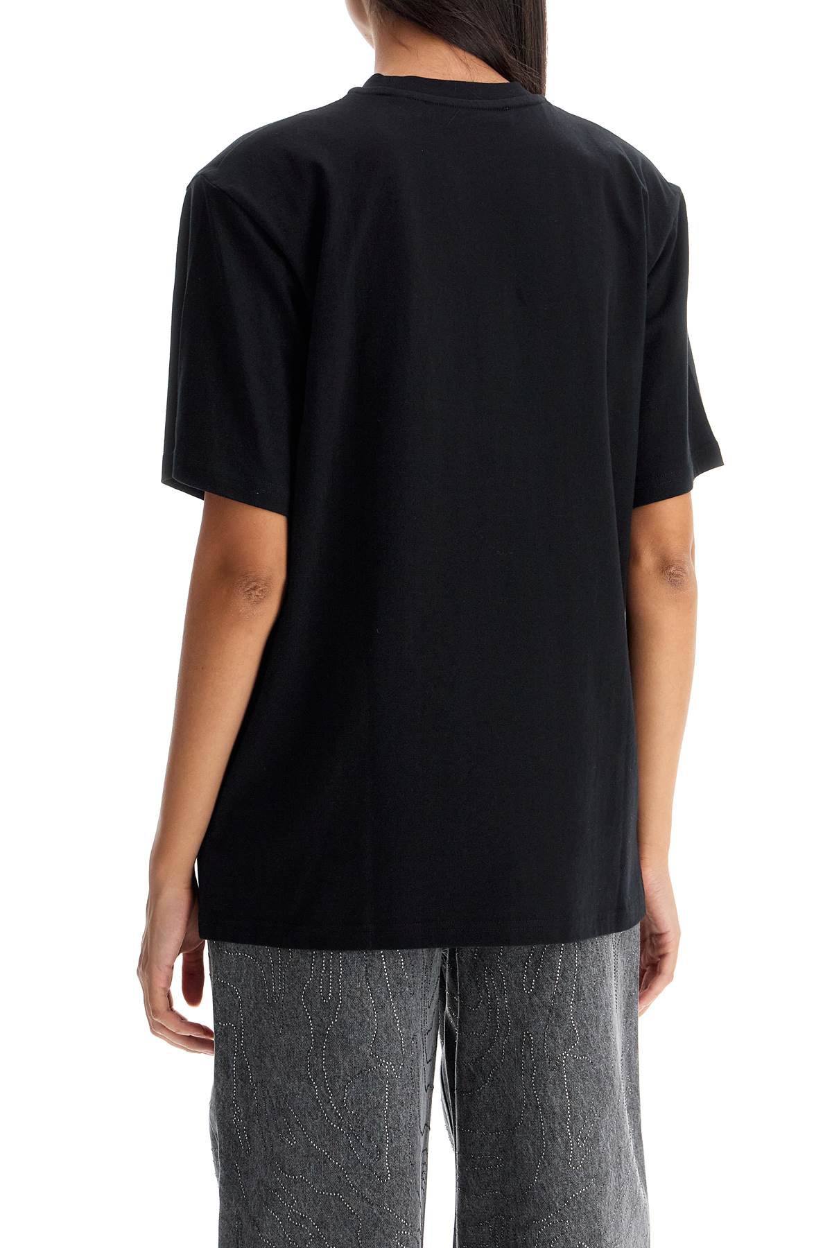 'oversized Organic Cotton T  - Black