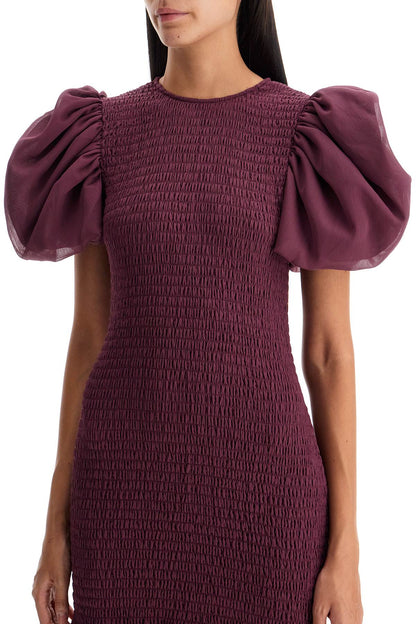 Chiffon Smock Dress  - Purple