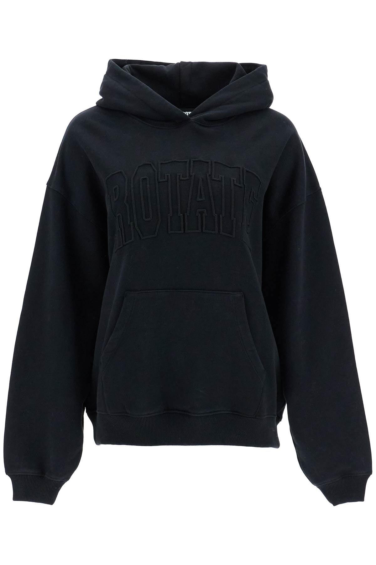 Hooded Sweatshirt With  - Black