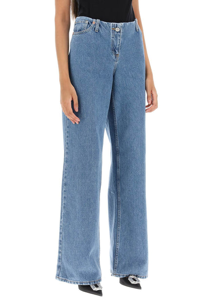 Low Waist Baggy Jeans  - Blu