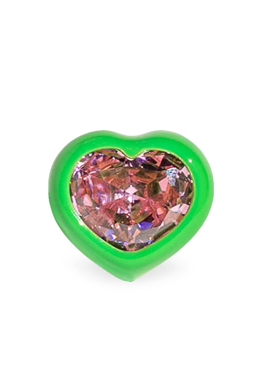 Lux Heart Ring  - Verde