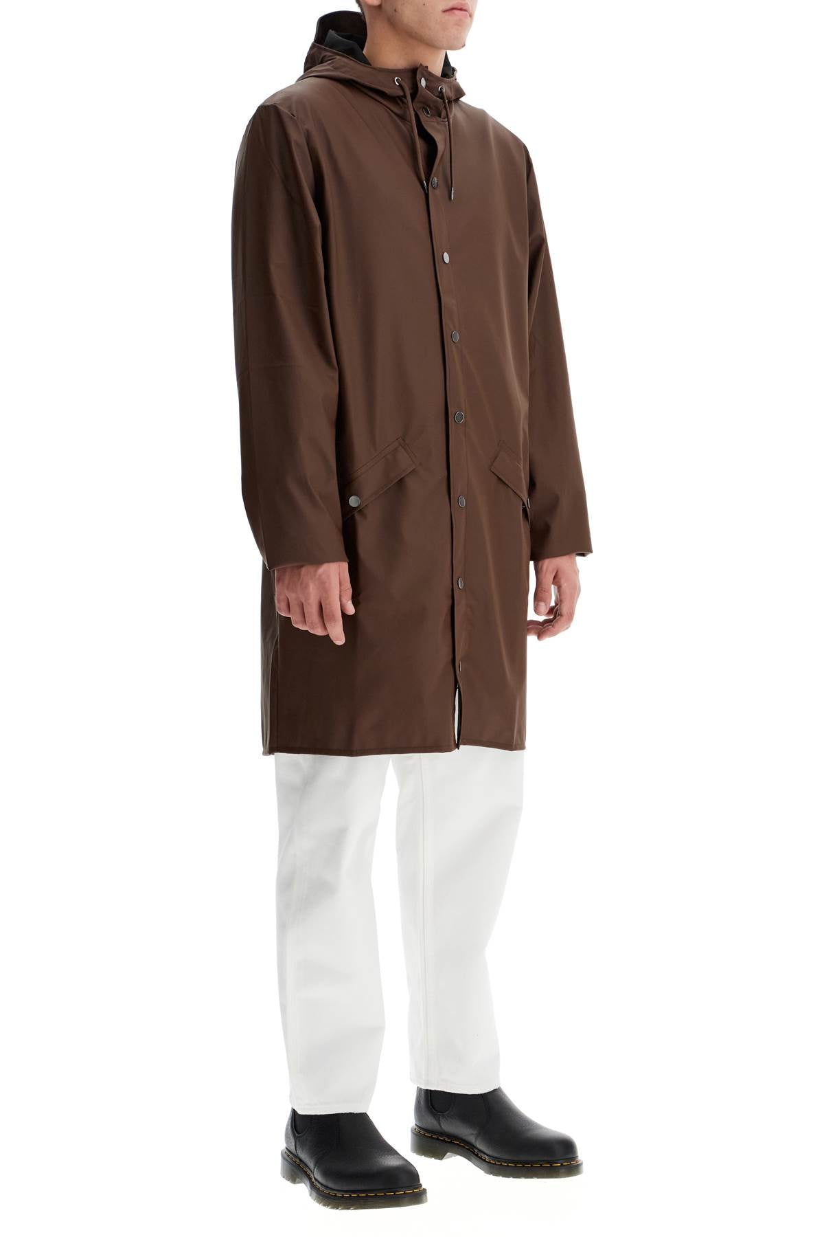 Unisex Long Rain Jacket  - Brown