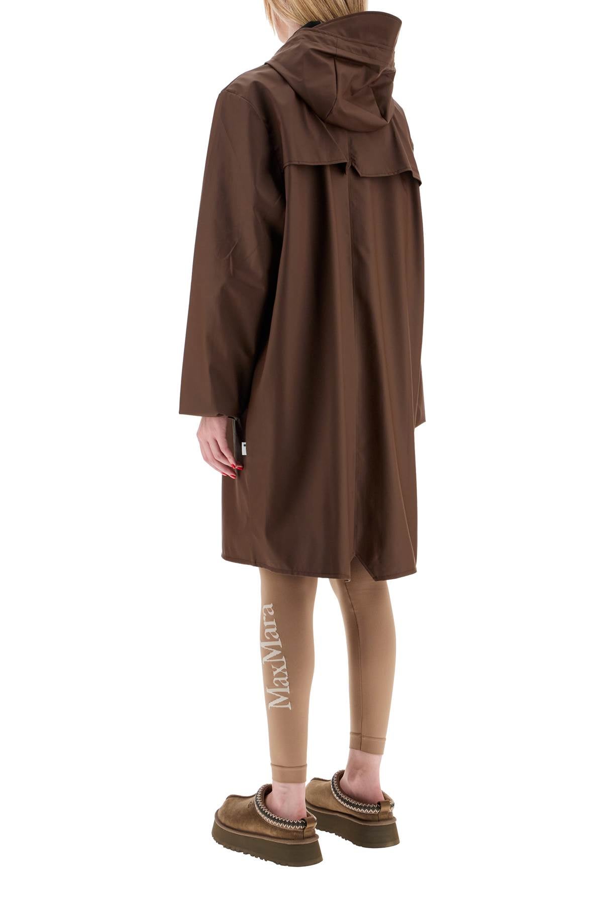 Unisex Long Rain Jacket  - Brown