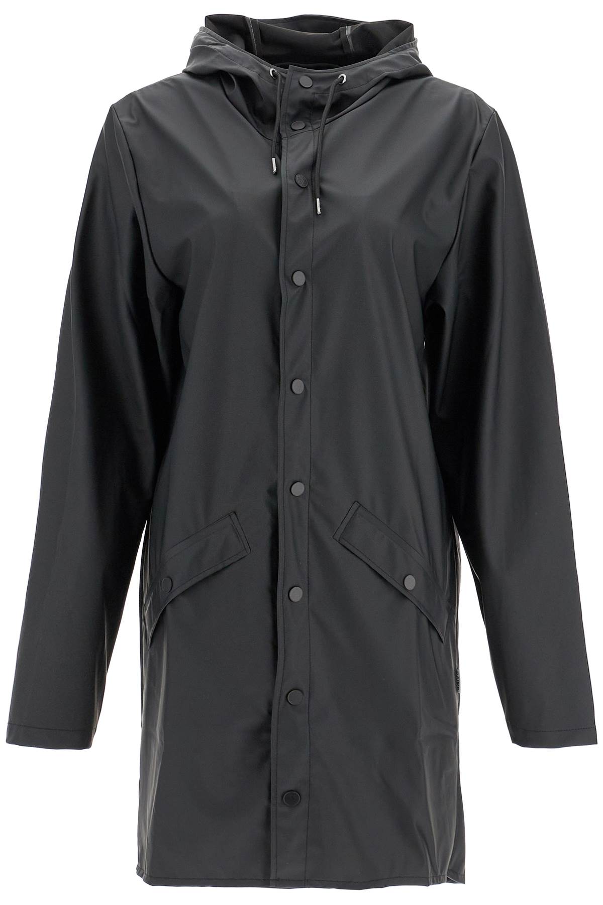 Unisex Long Rain Jacket  - Black