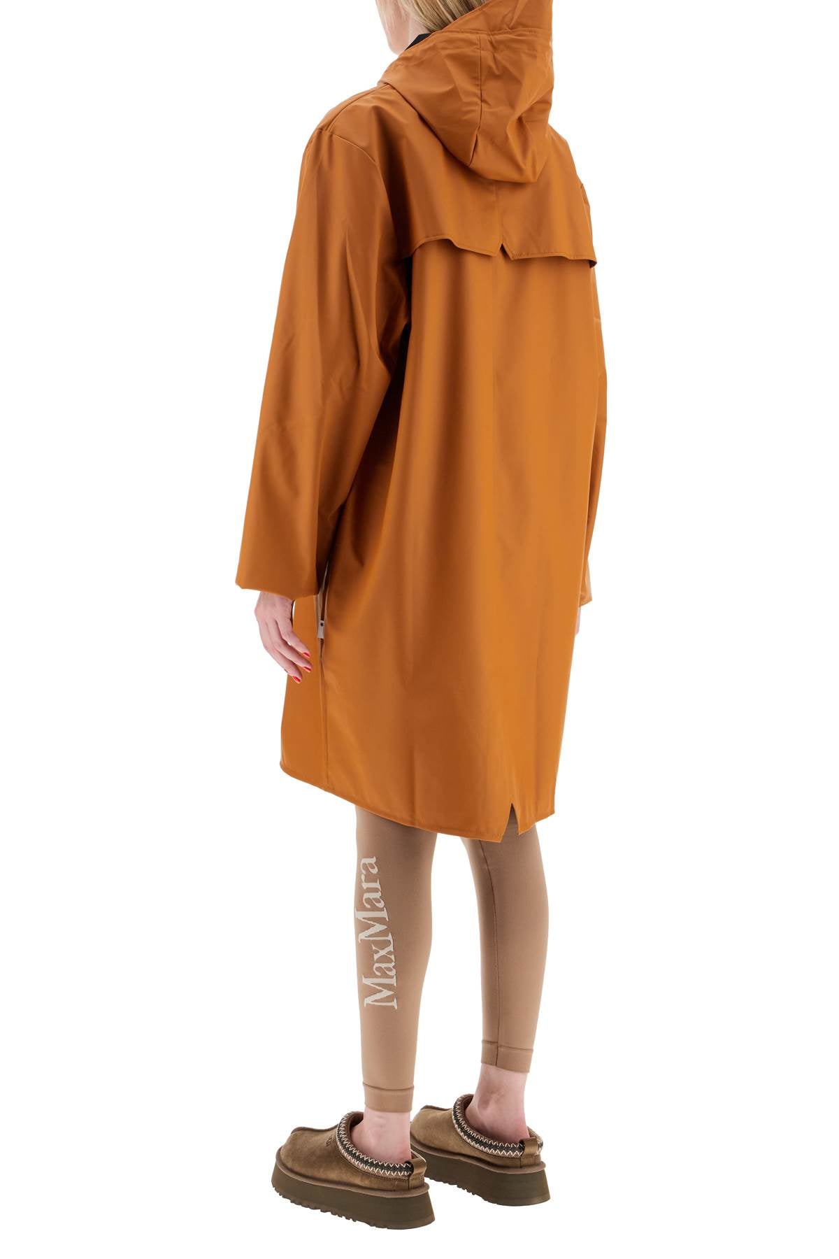 Unisex Long Rain Jacket  - Orange