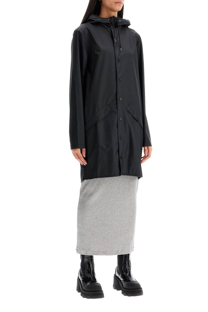 Unisex Long Rain Jacket  - Black