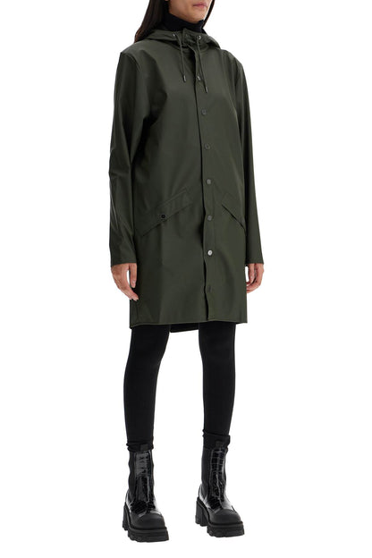 Unisex Long Rain Jacket  - Khaki