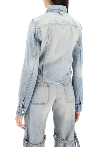 Denim Trucker Jacket For  - Light Blue