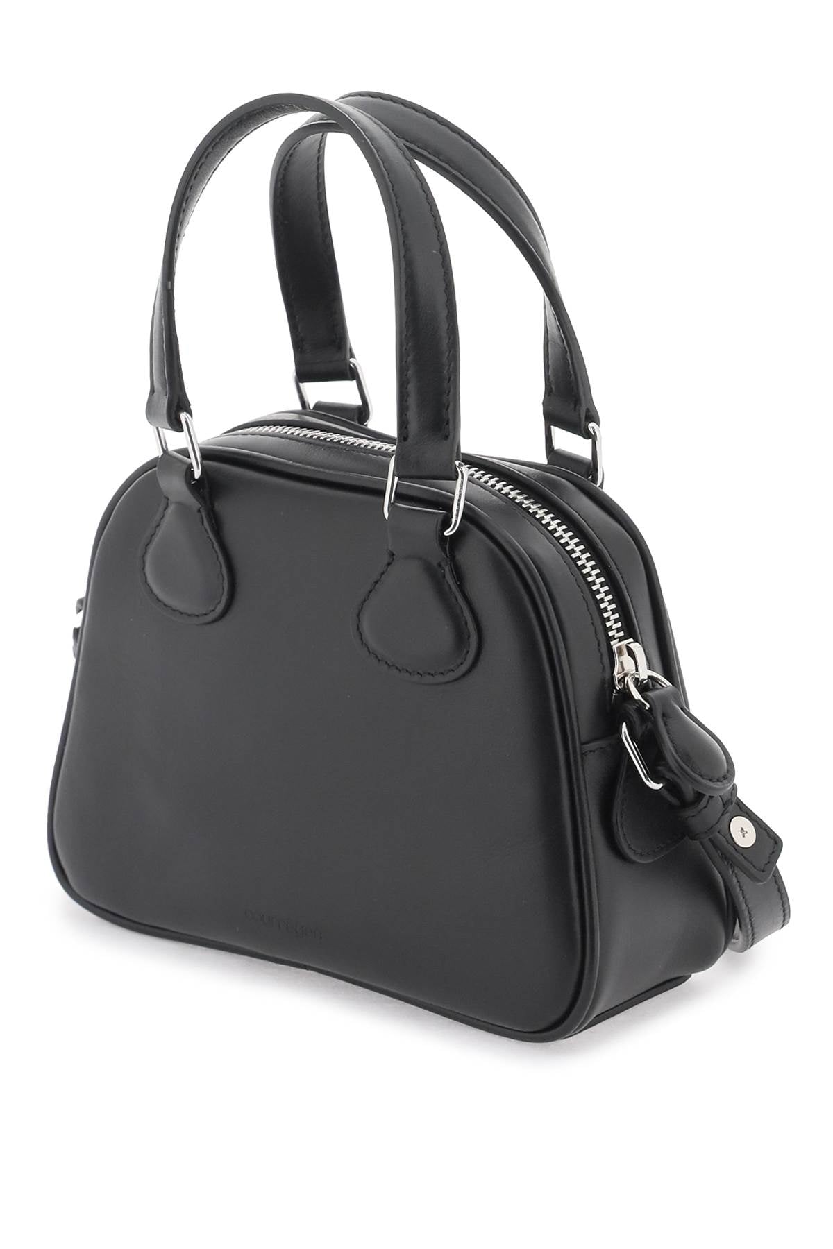 Mini Bowling Bag Purse  - Black