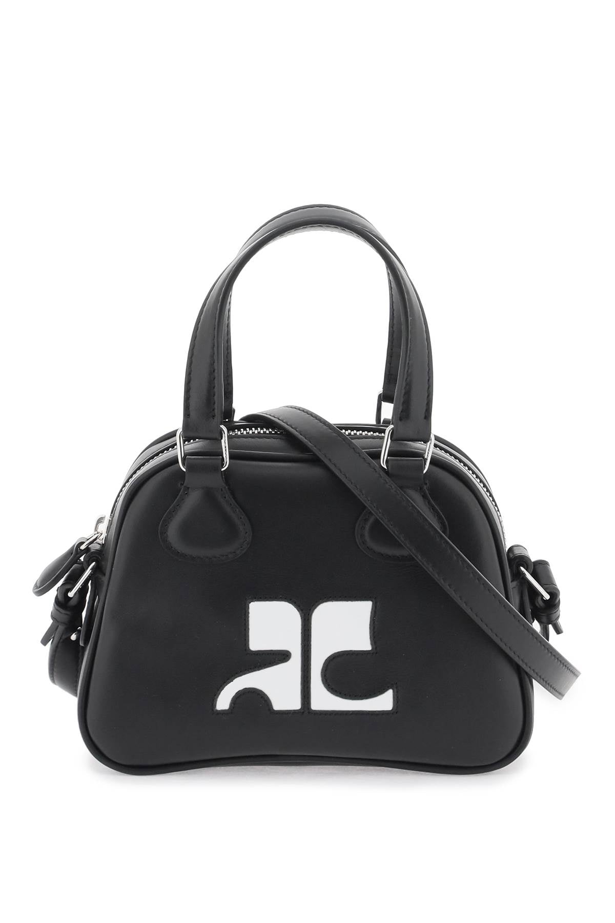 Mini Bowling Bag Purse  - Black