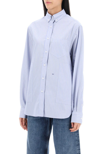 William Striped Shirt  - Light Blue