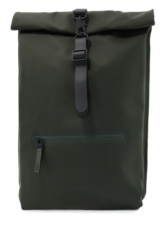 Water-repellent Rolltop Rucksack  - Green