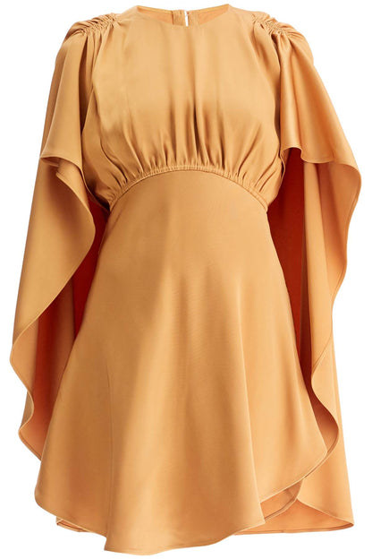 'eden' Mini Cape Dress  - Yellow