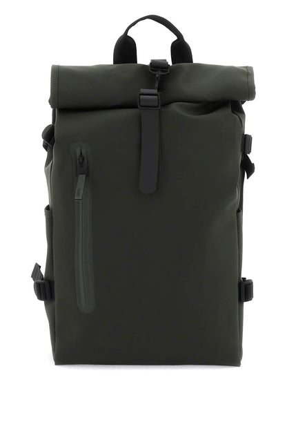 Water-repellent Rolltop Rucksack  - Green