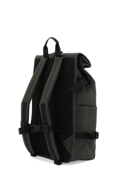 Water-repellent Rolltop Rucksack  - Green