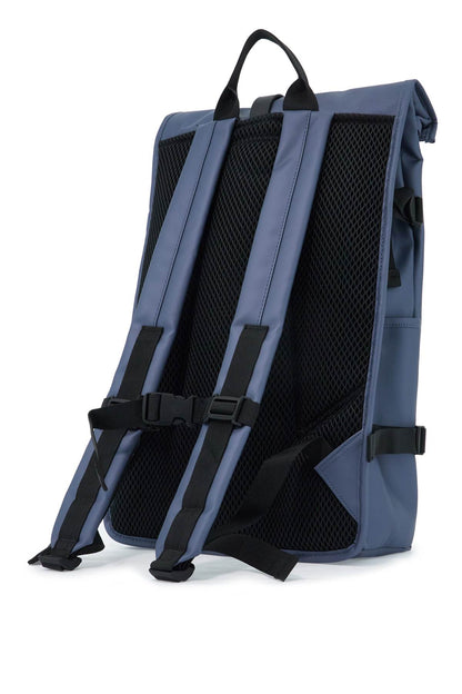 Water-repellent Rolltop Rucksack  - Blue