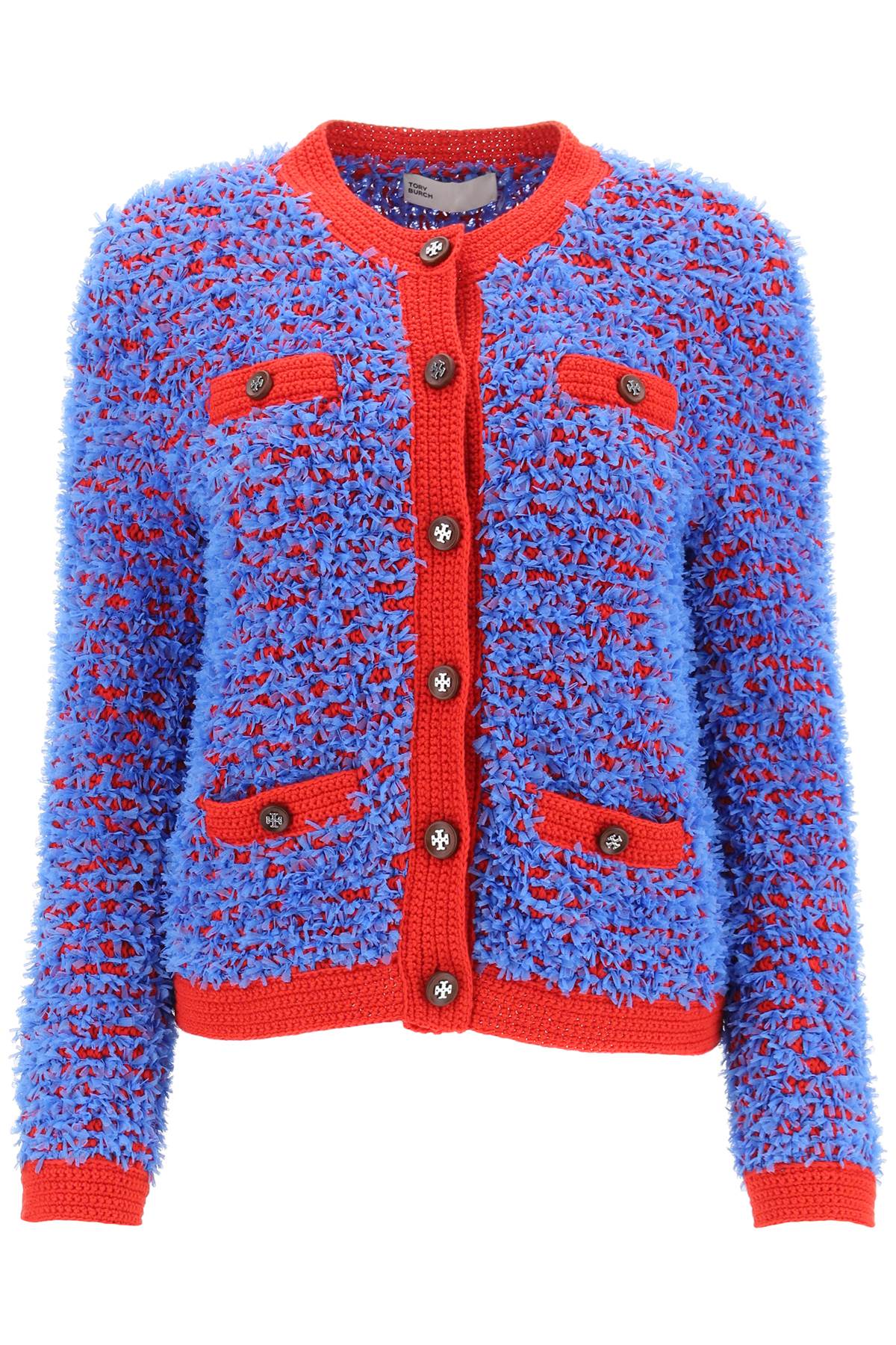 Confetti Tweed Jacket  - Celeste