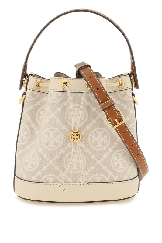 't Monogram' Bucket Bag  - Beige