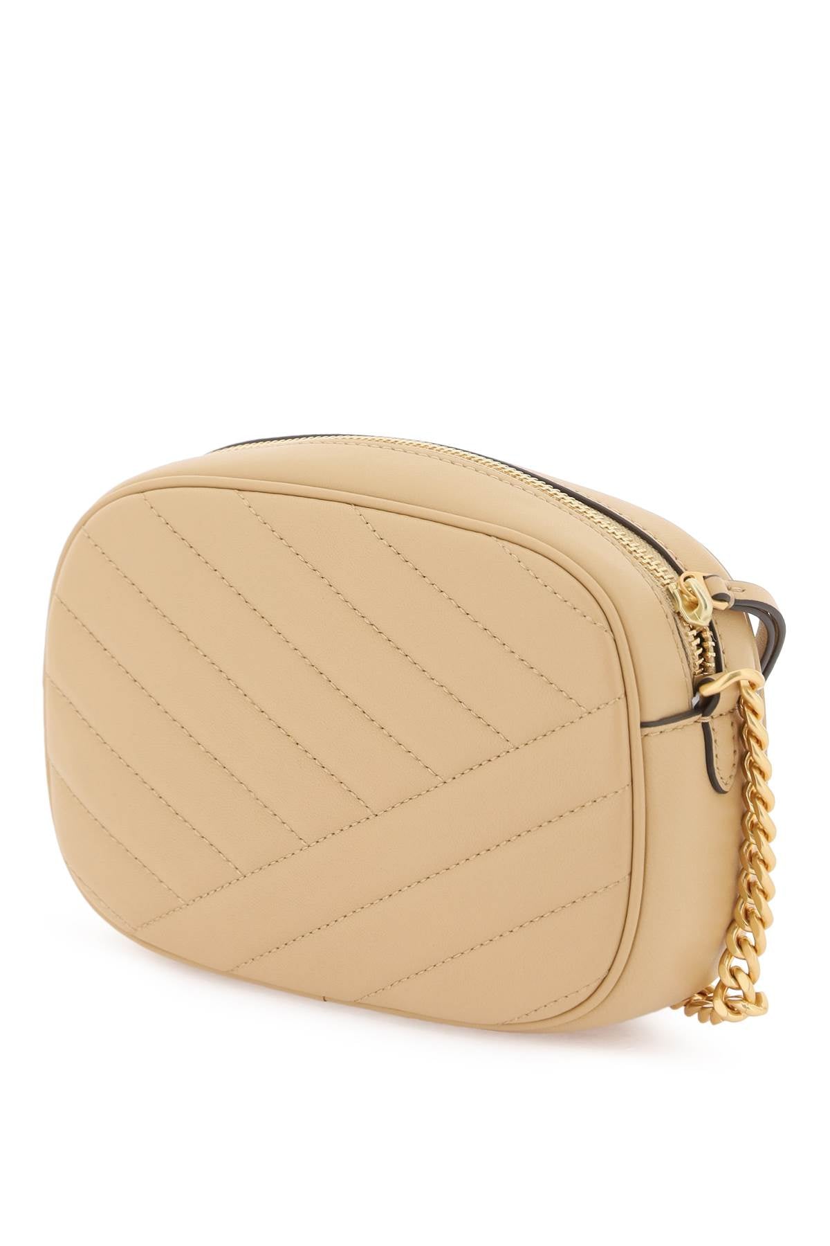 Chevron Small Kira Camera Bag  - Beige