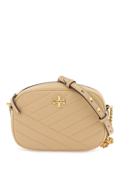 Chevron Small Kira Camera Bag  - Beige