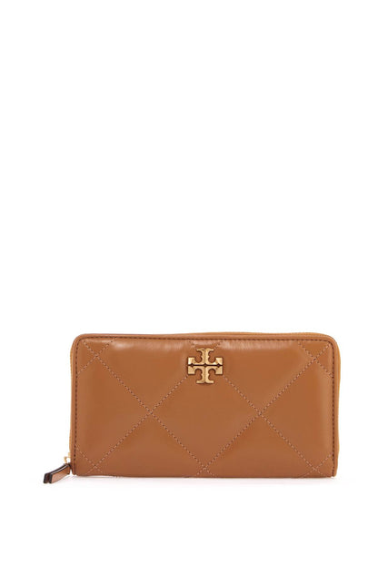 Quilted Continental Wallet  - Brown