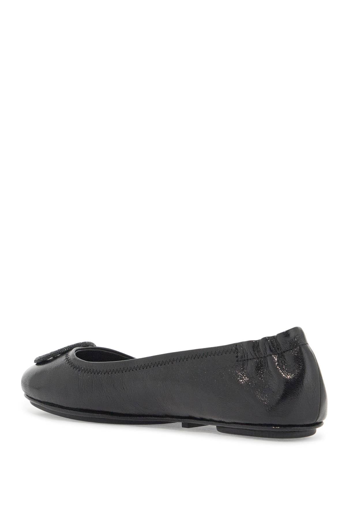 Minnie Travel Ballet Flats  - Black