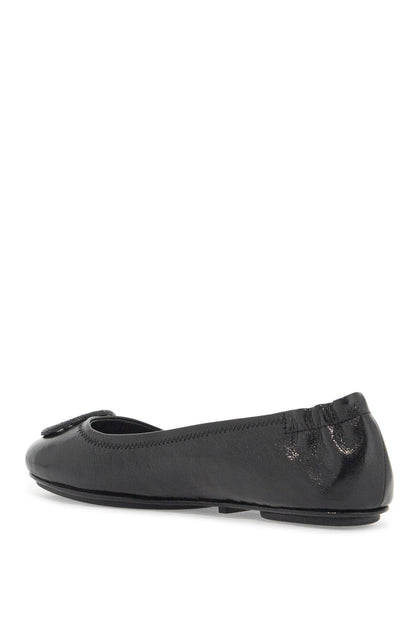 Minnie Travel Ballet Flats  - Black