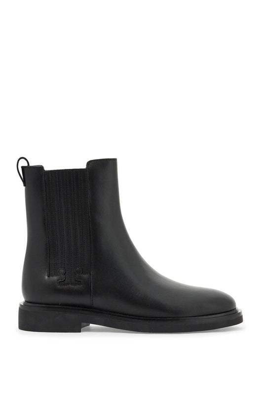 Chelsea Ankle Boots With T-shaped Finishes  - Black