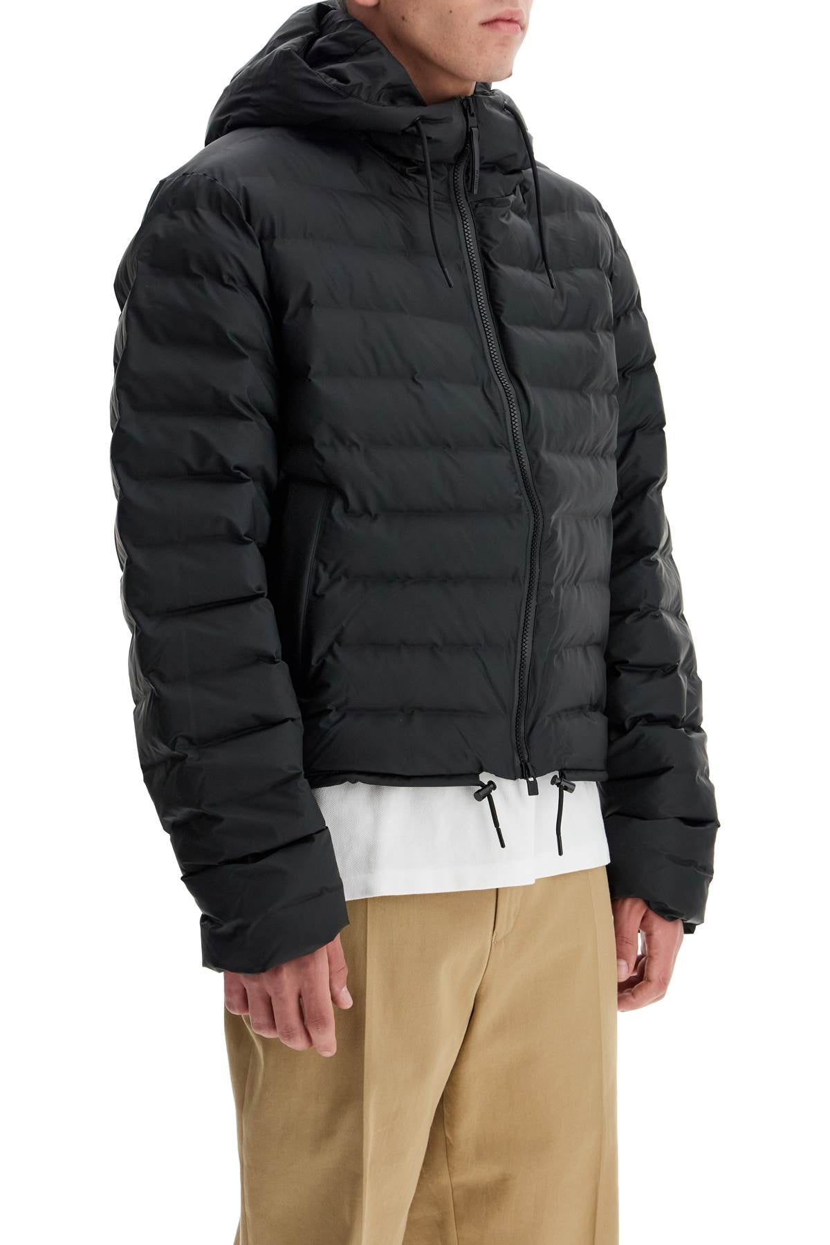 Lohja Short Unisex Puffer Jacket  - Black