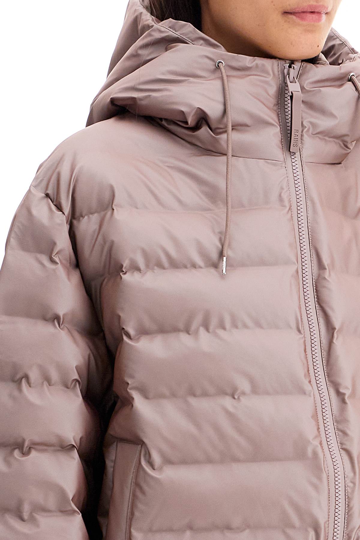 Lohja Short Unisex Puffer Jacket  - Pink