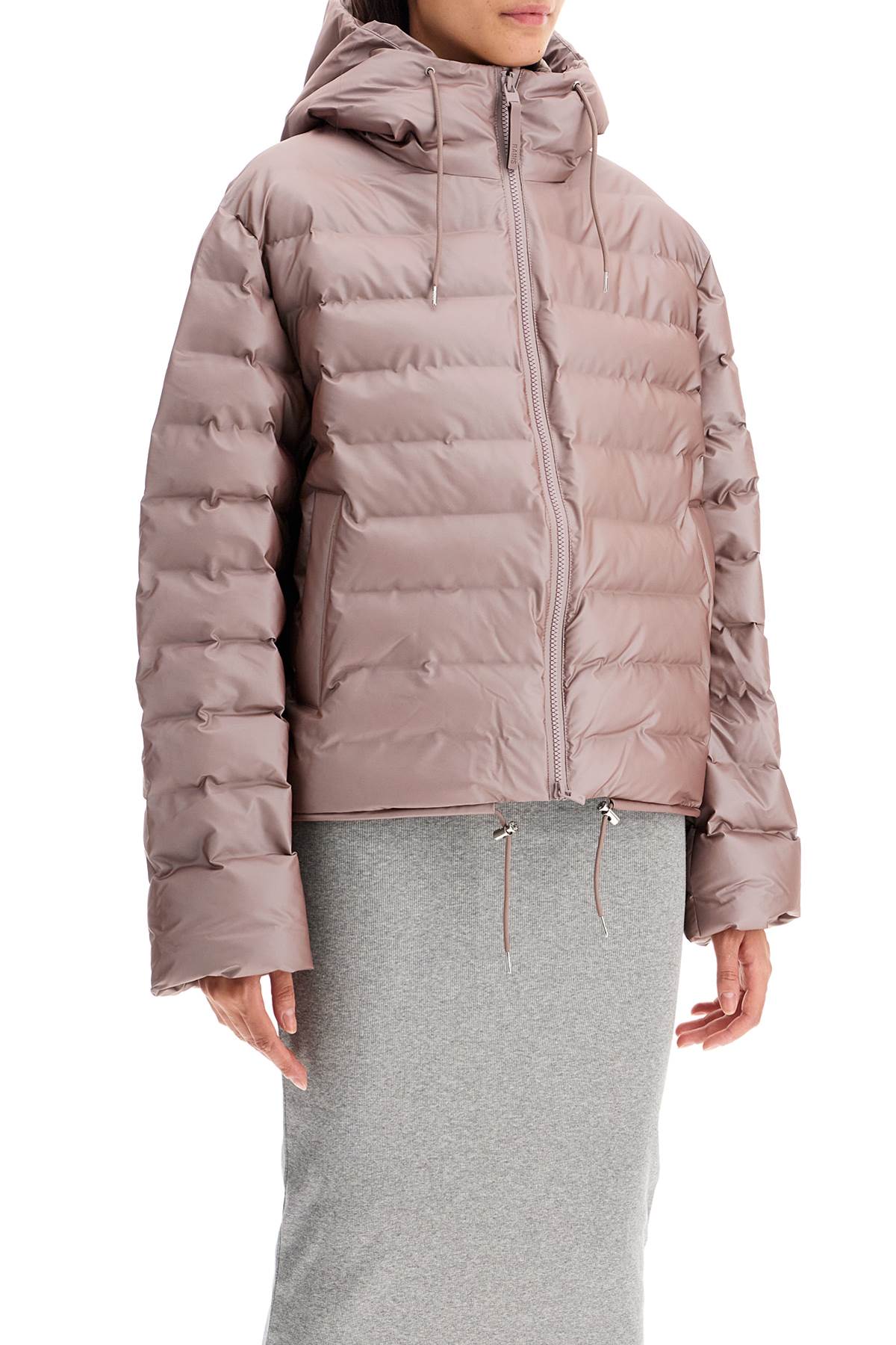 Lohja Short Unisex Puffer Jacket  - Pink