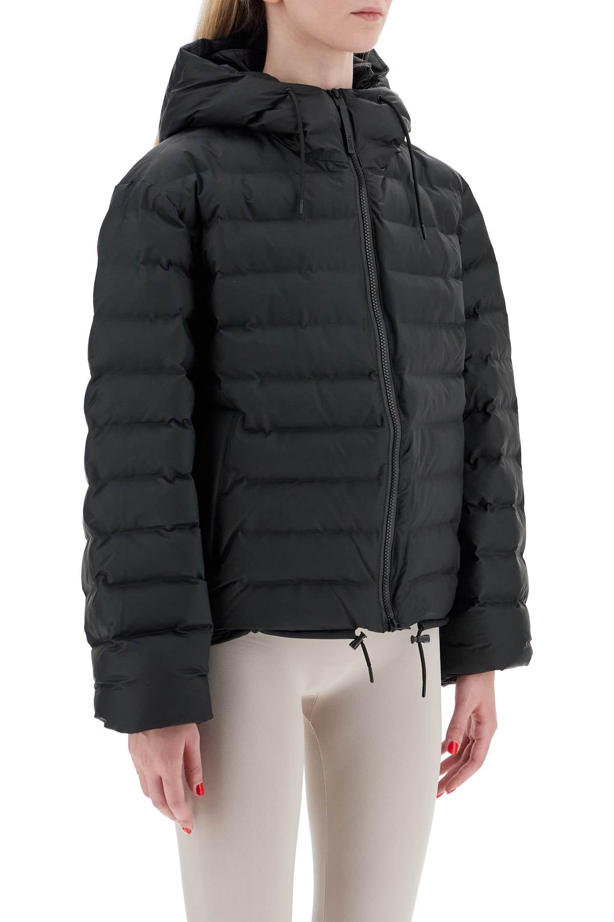 Lohja Short Unisex Puffer Jacket  - Black