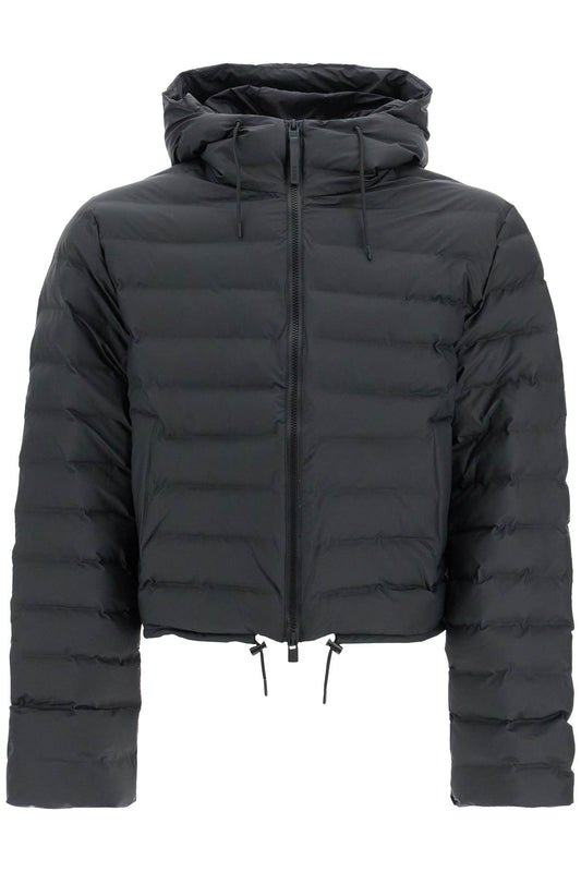 Lohja Short Unisex Puffer Jacket  - Black