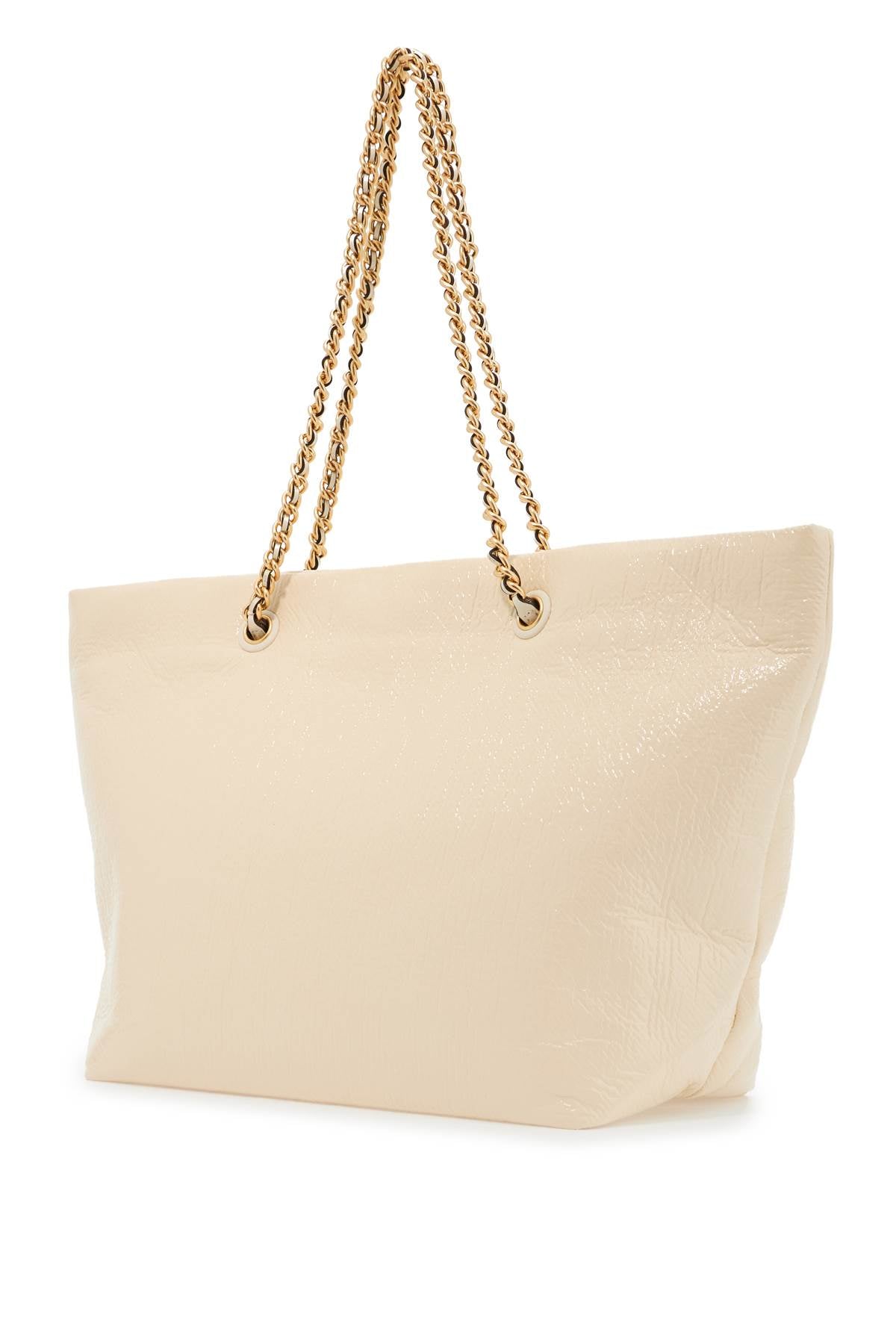 Ella Shopping Bag In Crinkled  - Neutro